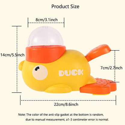 Little yellow duck pet leaking device pet interactive toys educational training device pet feeding device toys