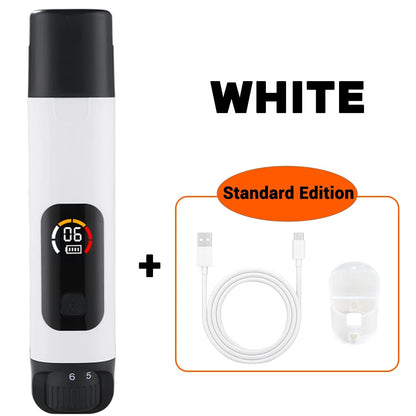 Electric pet nail polisher 6-speed dog nail polisher silent cat nail clipper LED dual light dog LCD color screen | Welvett
